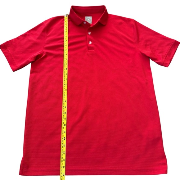 Men's Callaway Opti Dri Short Sleeve Polo Golf Shirt Size M Medium - Picture 2 of 4